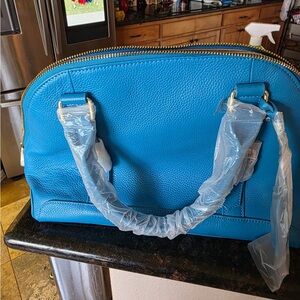 Ora Delphine Blue Satchel Bag